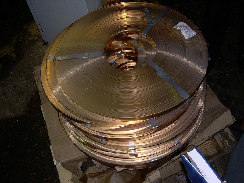 Биметаллическая лента 0,1 мм 120 мм МлСтМл ТУ 1995-001-55680513-2002