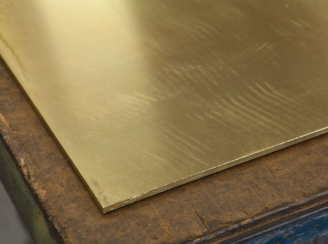 Латунная плита 100 мм 2000 мм Л90 ГОСТ 2208-2007