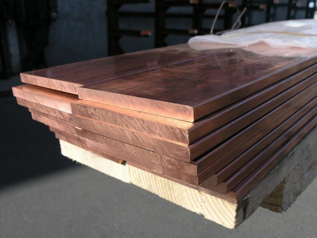 Медная полоса 4 мм М1 ГОСТ 1173-2006