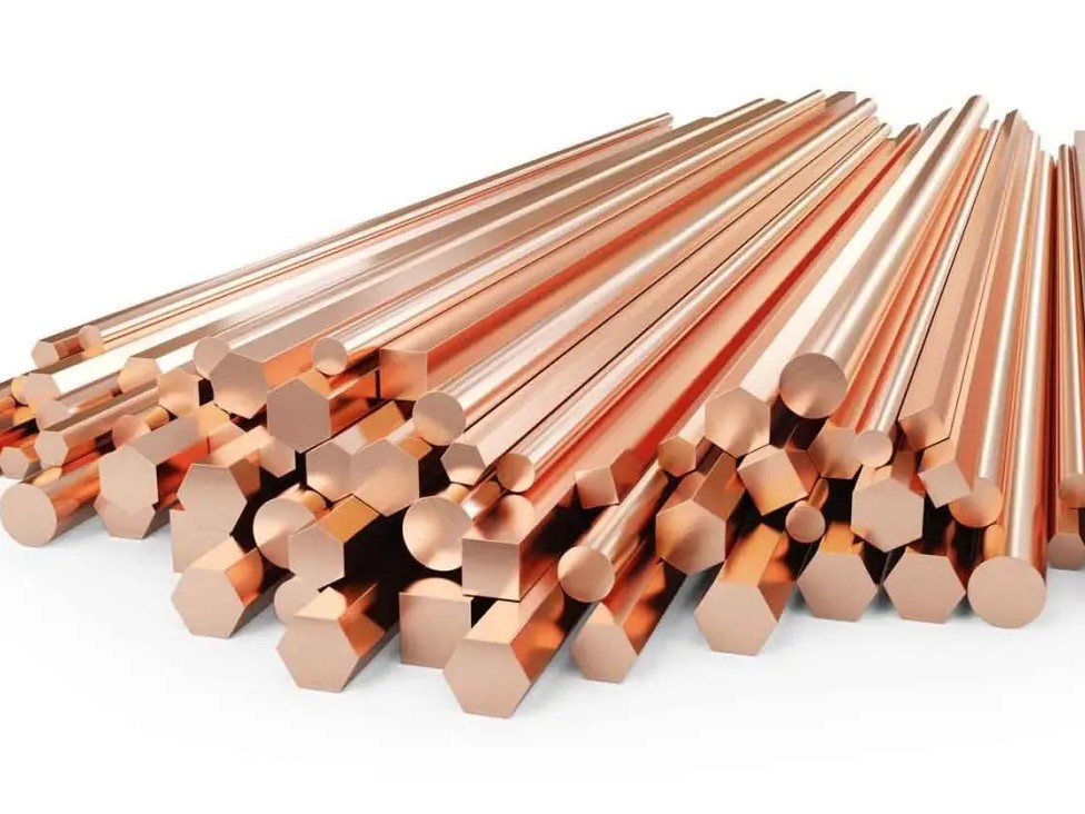 Медные шестигранники 10 мм М001 ГОСТ 1535-2016