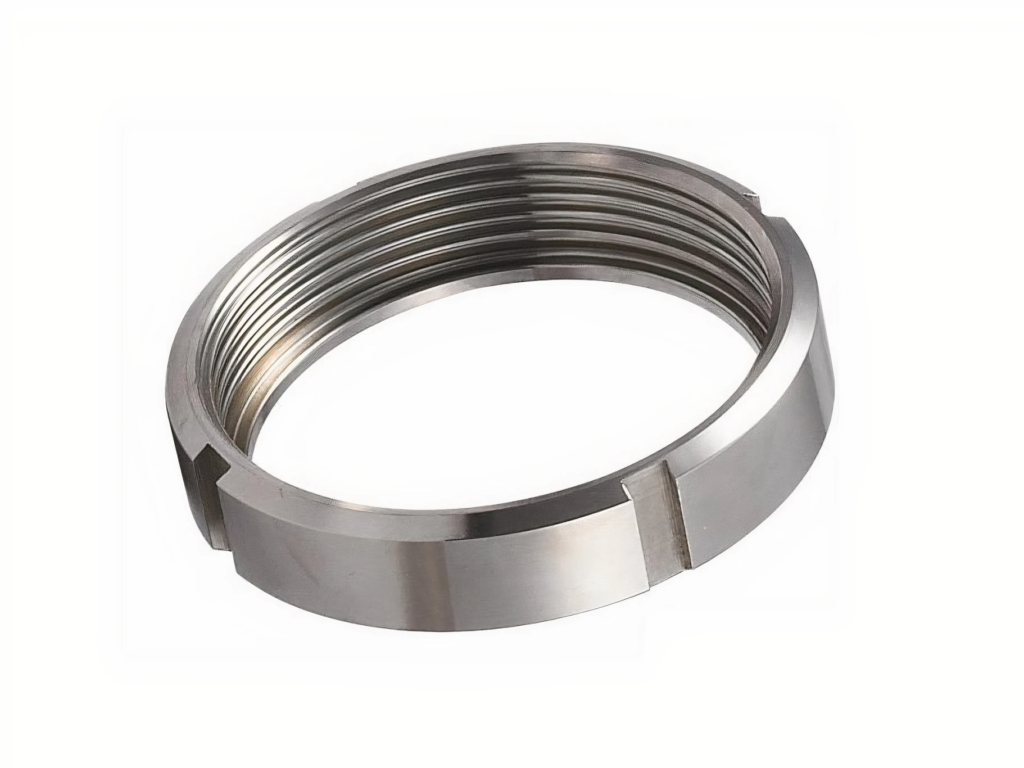 Шлицевая накидная гайка 65 мм AISI 304 DIN 11851